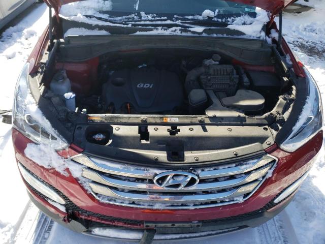 5XYZUDLB8DG122959 - 2013 HYUNDAI SANTA FE S RED photo 12