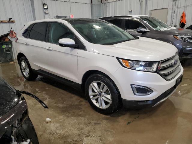 2FMTK3J95FBB15539 - 2015 FORD EDGE SEL WHITE photo 4