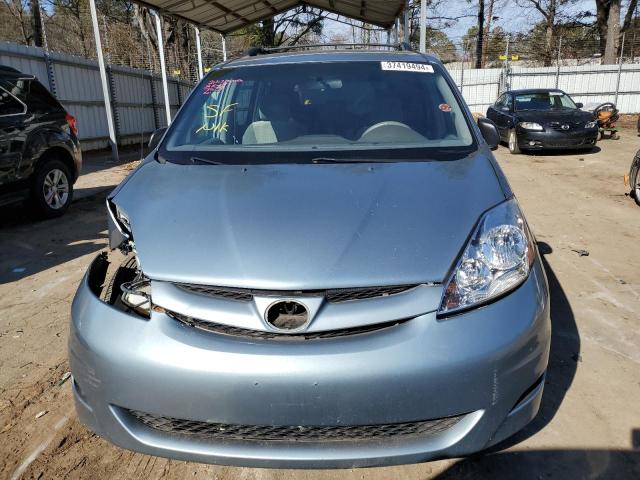 5TDZK23C77S033930 - 2007 TOYOTA SIENNA CE BLUE photo 5