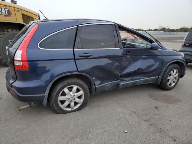 5J6RE38779L011286 - 2009 HONDA CR-V EXL BLUE photo 3