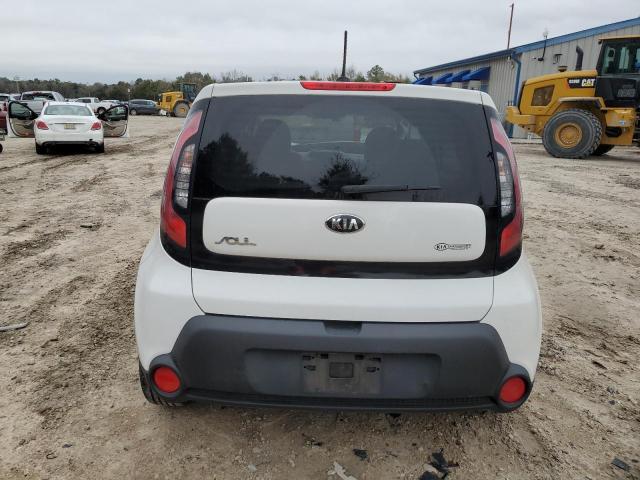 KNDJN2A25F7813495 - 2015 KIA SOUL WHITE photo 6