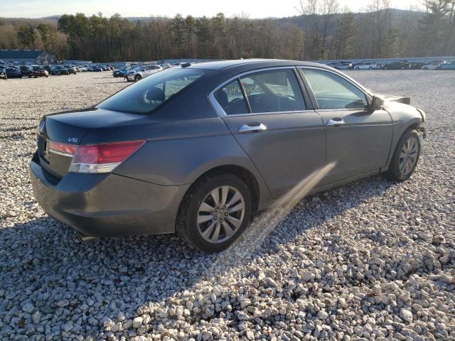 1HGCP3F82CA021326 - 2012 HONDA ACCORD EXL GRAY photo 3