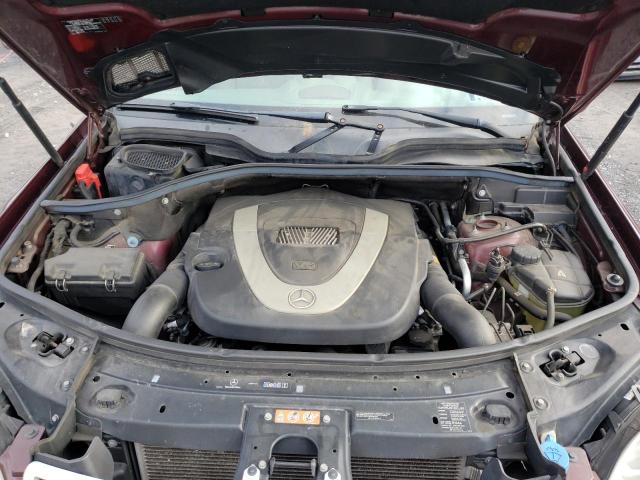 4JGBB8GB6AA614373 - 2010 MERCEDES-BENZ ML 350 4MATIC BURGUNDY photo 12
