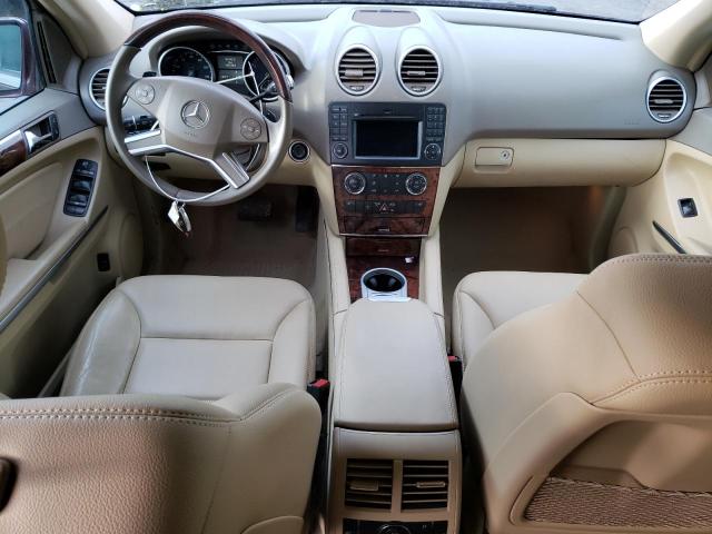 4JGBB8GB6AA614373 - 2010 MERCEDES-BENZ ML 350 4MATIC BURGUNDY photo 8