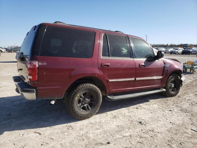 1FMRU15L2YLA77897 - 2000 FORD EXPEDITION XLT MAROON photo 3