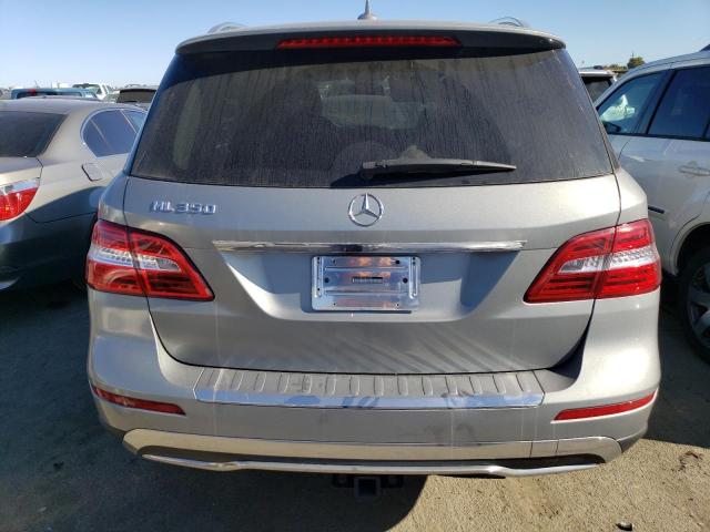 4JGDA5HBXFA532968 - 2015 MERCEDES-BENZ ML 350 4MATIC GRAY photo 6