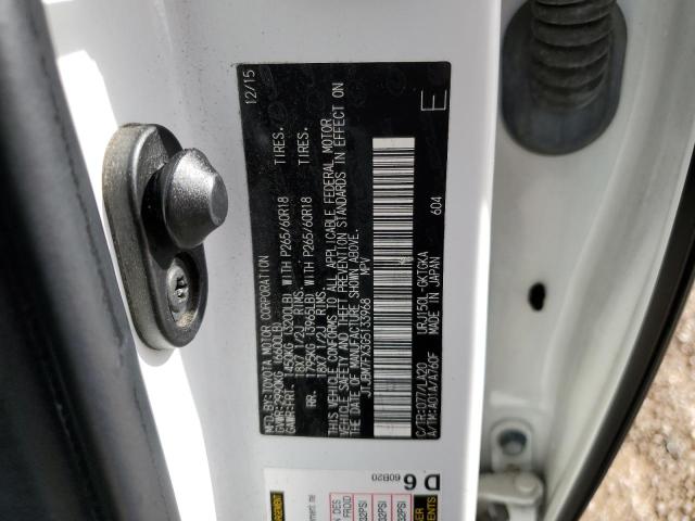 JTJBM7FX3G5133968 - 2016 LEXUS GX 460 WHITE photo 12