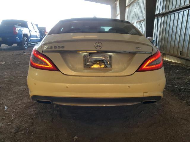 WDDLJ7DB1DA064262 - 2013 MERCEDES-BENZ CLS 550 WHITE photo 6