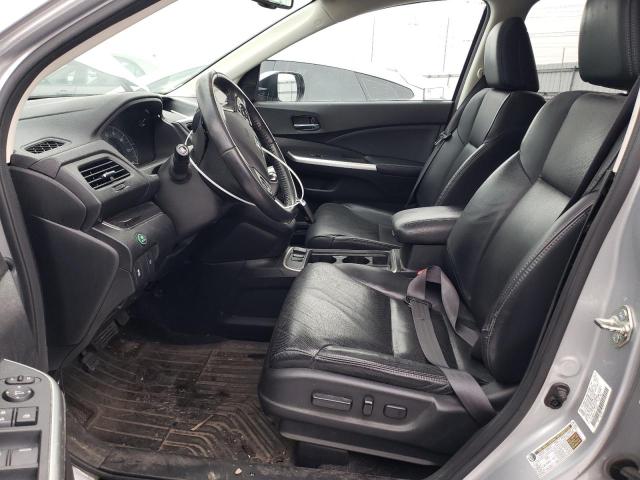 5J6RM4H73FL110207 - 2015 HONDA CR-V EXL SILVER photo 7