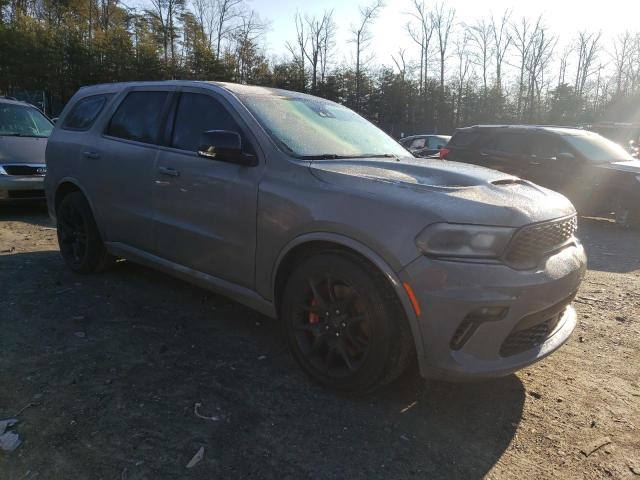 1C4SDJGJXNC212542 - 2022 DODGE DURANGO SRT 392 GRAY photo 4