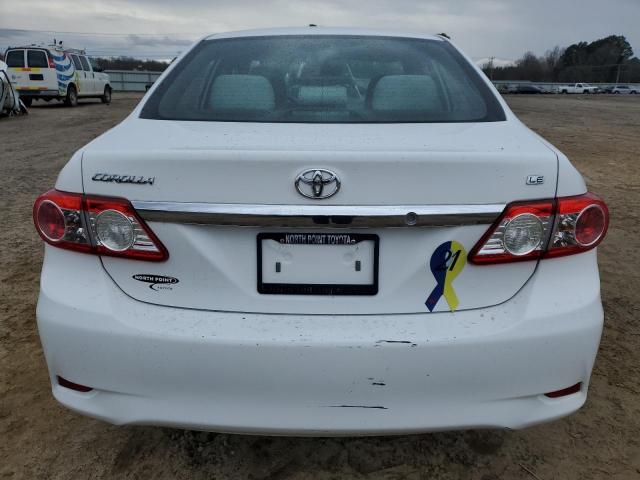 2T1BU4EEXCC762609 - 2012 TOYOTA COROLLA BASE WHITE photo 6