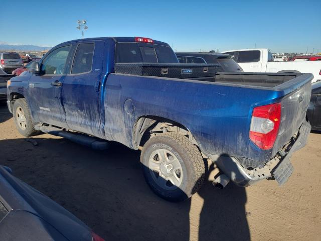 5TFUW5F11EX391493 - 2014 TOYOTA TUNDRA DOUBLE CAB SR/SR5 BLUE photo 2