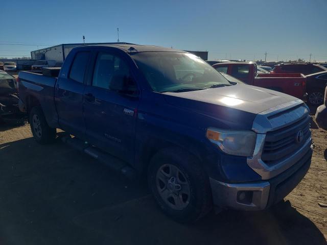 5TFUW5F11EX391493 - 2014 TOYOTA TUNDRA DOUBLE CAB SR/SR5 BLUE photo 4