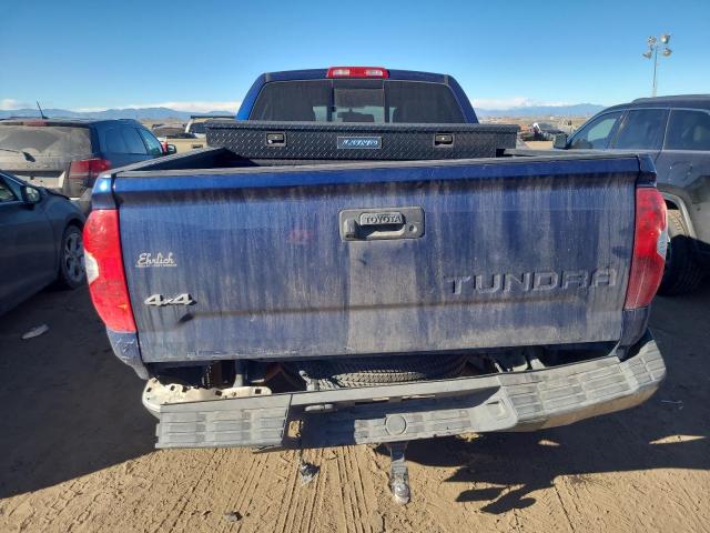 5TFUW5F11EX391493 - 2014 TOYOTA TUNDRA DOUBLE CAB SR/SR5 BLUE photo 6
