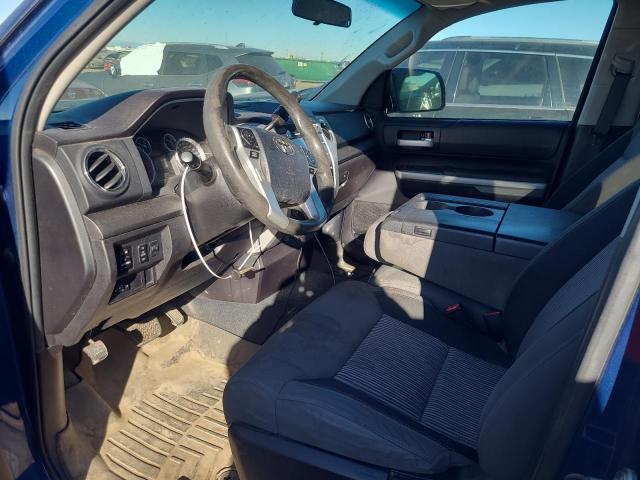 5TFUW5F11EX391493 - 2014 TOYOTA TUNDRA DOUBLE CAB SR/SR5 BLUE photo 7