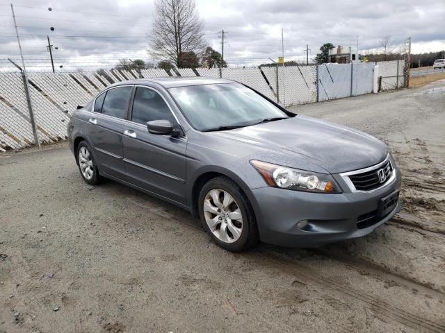 1HGCP36808A070113 - 2008 HONDA ACCORD EXL GRAY photo 4