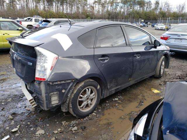 JTDKN3DU1A0070648 - 2010 TOYOTA PRIUS GRAY photo 3