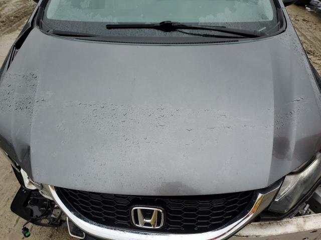 19XFB2F93DE202950 - 2013 HONDA CIVIC EXL ნაცრისფერი ფოტო 11