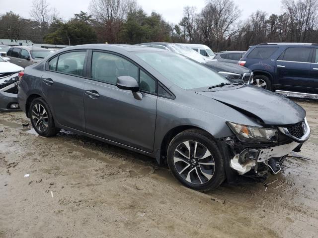 19XFB2F93DE202950 - 2013 HONDA CIVIC EXL ნაცრისფერი ფოტო 4