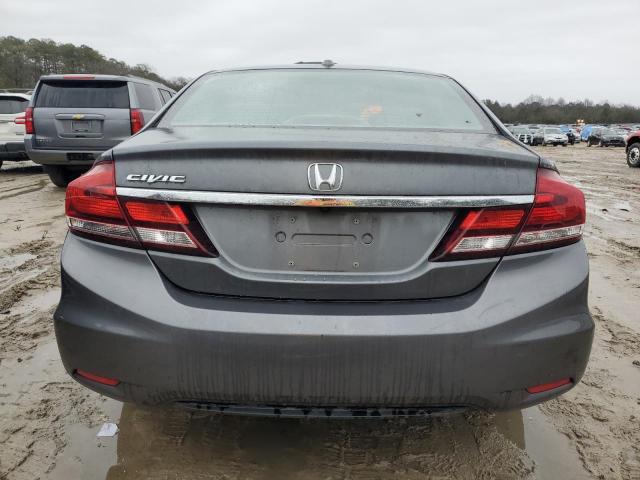 19XFB2F93DE202950 - 2013 HONDA CIVIC EXL GRAY photo 6