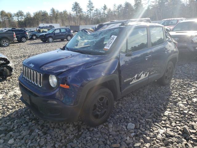 ZACCJBAT3GPC79771 - 2016 JEEP RENEGADE SPORT BLUE photo 1