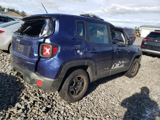 ZACCJBAT3GPC79771 - 2016 JEEP RENEGADE SPORT BLUE photo 3