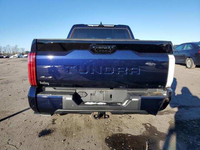 5TFNC5DB6PX026528 - 2023 TOYOTA TUNDRA CREWMAX PLATINUM Blau Foto 6