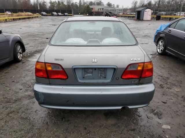 2HGEJ6579XH536593 - 1999 HONDA CIVIC LX GRAY photo 6