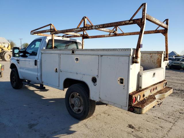 1FDWF35518EA71247 - 2008 FORD F350 SRW SUPER DUTY WHITE photo 2