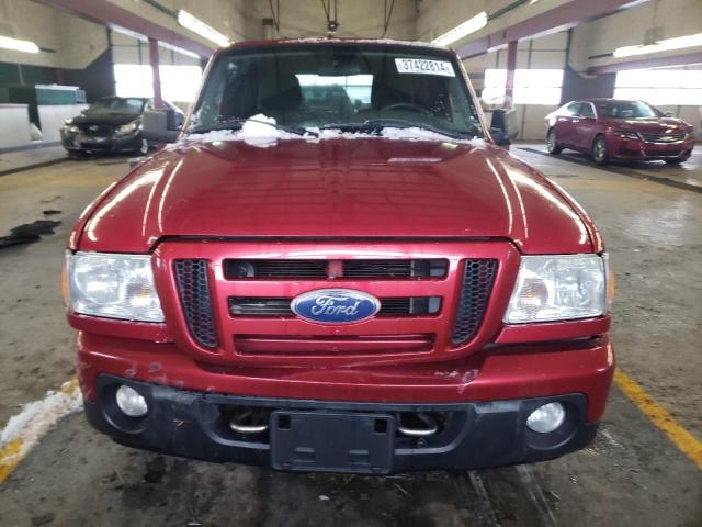 1FTKR4EE2BPA09576 - 2011 FORD RANGER SUPER CAB BURGUNDY photo 5