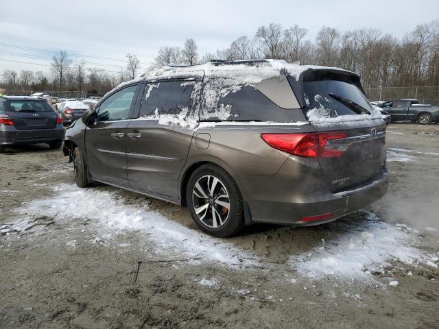 5FNRL6H92LB012595 - 2020 HONDA ODYSSEY ELITE GRAY photo 2