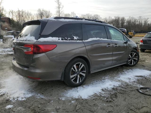 5FNRL6H92LB012595 - 2020 HONDA ODYSSEY ELITE GRAY photo 3