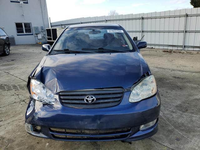 1NXBR32E93Z161920 - 2003 TOYOTA COROLLA CE BLUE photo 5