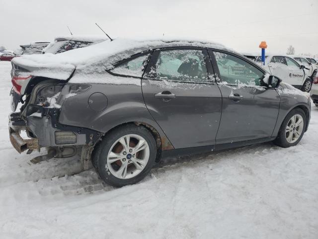 1FADP3F27EL361826 - 2014 FORD FOCUS SE GRAY photo 3