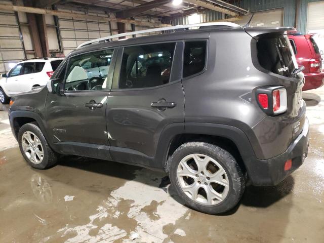 ZACCJBDT8GPD99321 - 2016 JEEP RENEGADE LIMITED GRAY photo 2