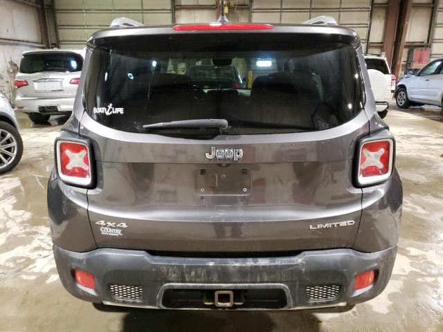 ZACCJBDT8GPD99321 - 2016 JEEP RENEGADE LIMITED GRAY photo 6