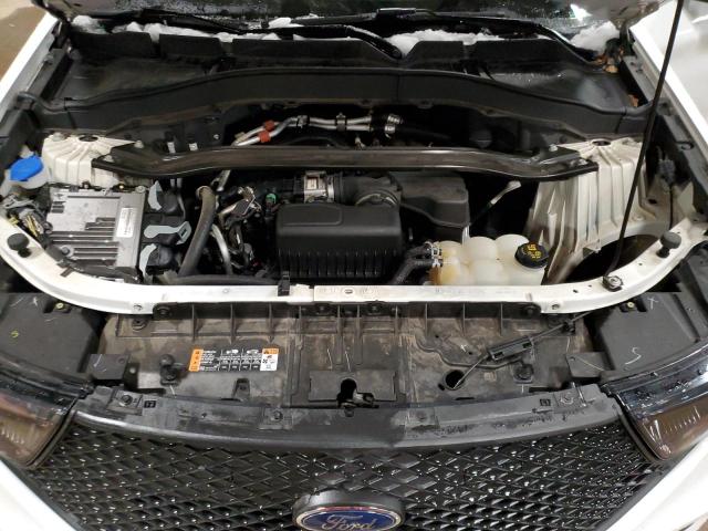 1FM5K8AB8LGB67406 - 2020 FORD EXPLORER POLICE INTERCEPTOR Weiß Foto 12