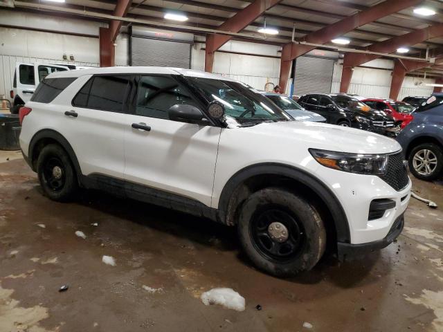 1FM5K8AB8LGB67406 - 2020 FORD EXPLORER POLICE INTERCEPTOR Weiß Foto 4
