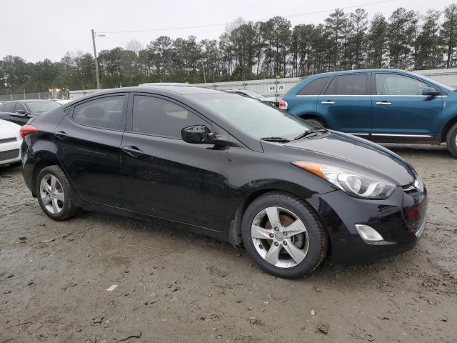 5NPDH4AEXDH406260 - 2013 HYUNDAI ELANTRA GLS BLACK photo 4