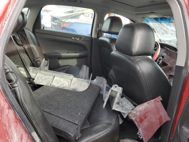 2G1WD58C881331069 - 2008 CHEVROLET IMPALA SUPER SPORT RED photo 10