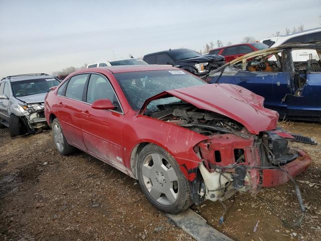 2G1WD58C881331069 - 2008 CHEVROLET IMPALA SUPER SPORT RED photo 4