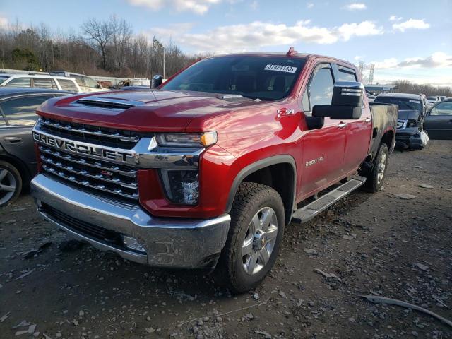 1GC4YPEY4NF263288 - 2022 CHEVROLET SILVERADO K2500 HEAVY DUTY LTZ RED photo 1