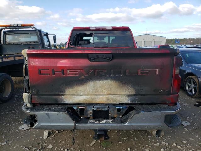 1GC4YPEY4NF263288 - 2022 CHEVROLET SILVERADO K2500 HEAVY DUTY LTZ RED photo 6