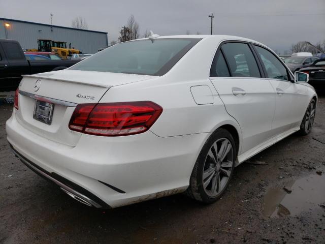 WDDHF8JB7EB063775 - 2014 MERCEDES-BENZ E 350 4MATIC WHITE photo 3