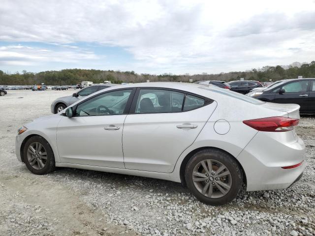 5NPD84LF8JH240791 - 2018 HYUNDAI ELANTRA SEL SILVER photo 2