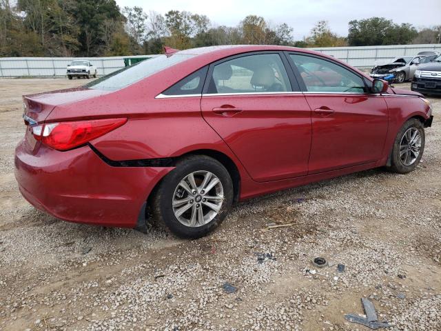 5NPEB4AC9DH530671 - 2013 HYUNDAI SONATA GLS MAROON photo 3