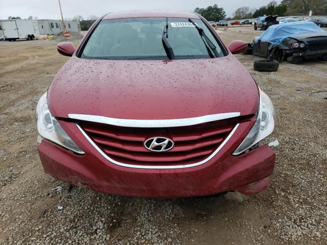 5NPEB4AC9DH530671 - 2013 HYUNDAI SONATA GLS MAROON photo 5