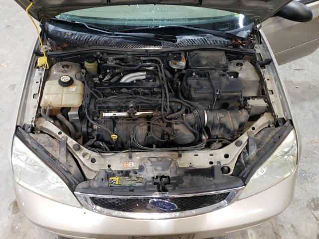 1FAFP34N26W103252 - 2006 FORD FOCUS ZX4 BEIGE photo 11