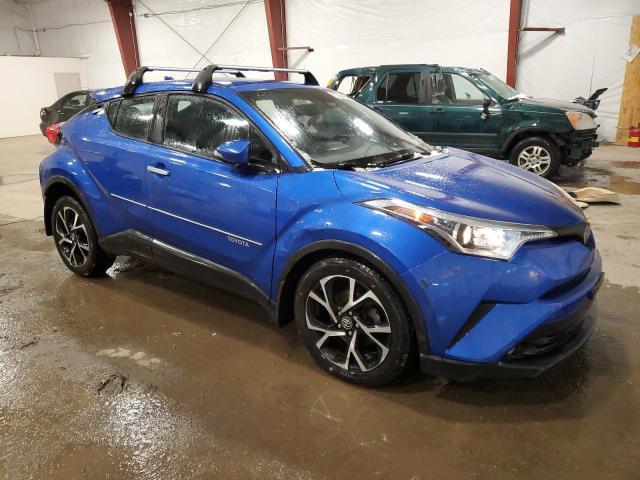 NMTKHMBX4JR037679 - 2018 TOYOTA C-HR XLE BLUE photo 4