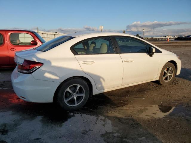 19XFB2F72FE252207 - 2015 HONDA CIVIC SE WHITE photo 3